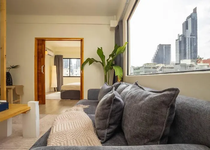 2 Bedroom At Silom With Center View - 5a 아파트 방콕